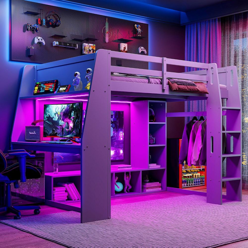 Esports Gaming Bed - SOTSEA ull Size Gaming Lot Bed