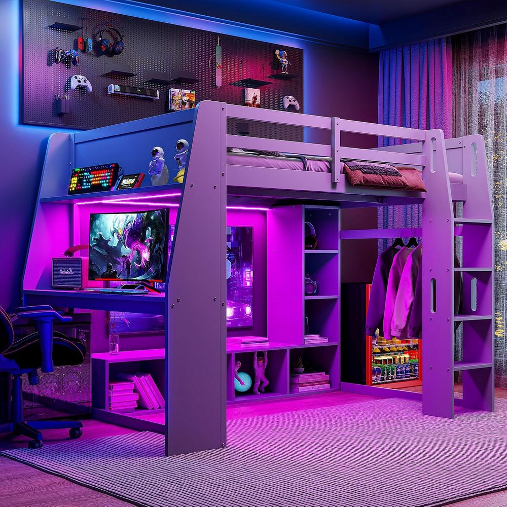 Esports Gaming Bed - SOTSEA ull Size Gaming Lot Bed