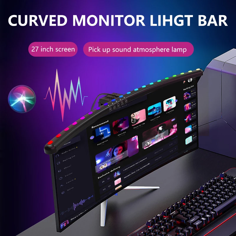 60cm RGB Led Screen Hanging Li - огляд і ціна Esports Gaming Bed