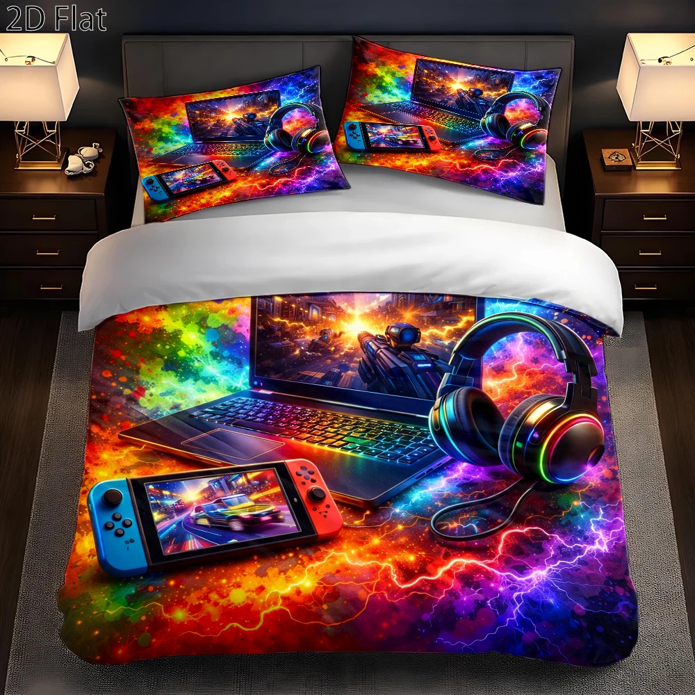 3-Piece E-Sports Style Colorfu - огляд і ціна Esports Gaming Bed