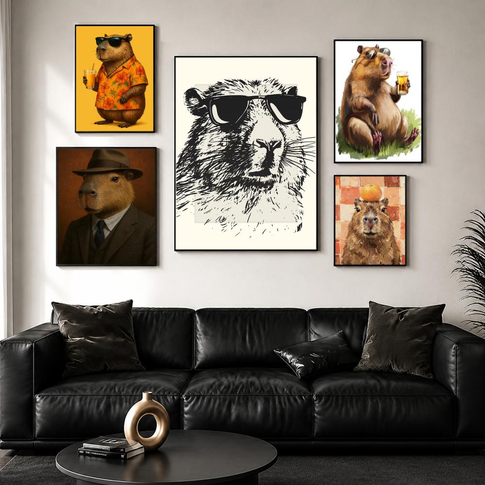 Sunglasses Capybara Print Wall - огляд і ціна Esports And Gaming Lounge