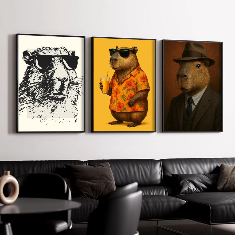 Sunglasses Capybara Print Wall - огляд і ціна Esports And Gaming Lounge