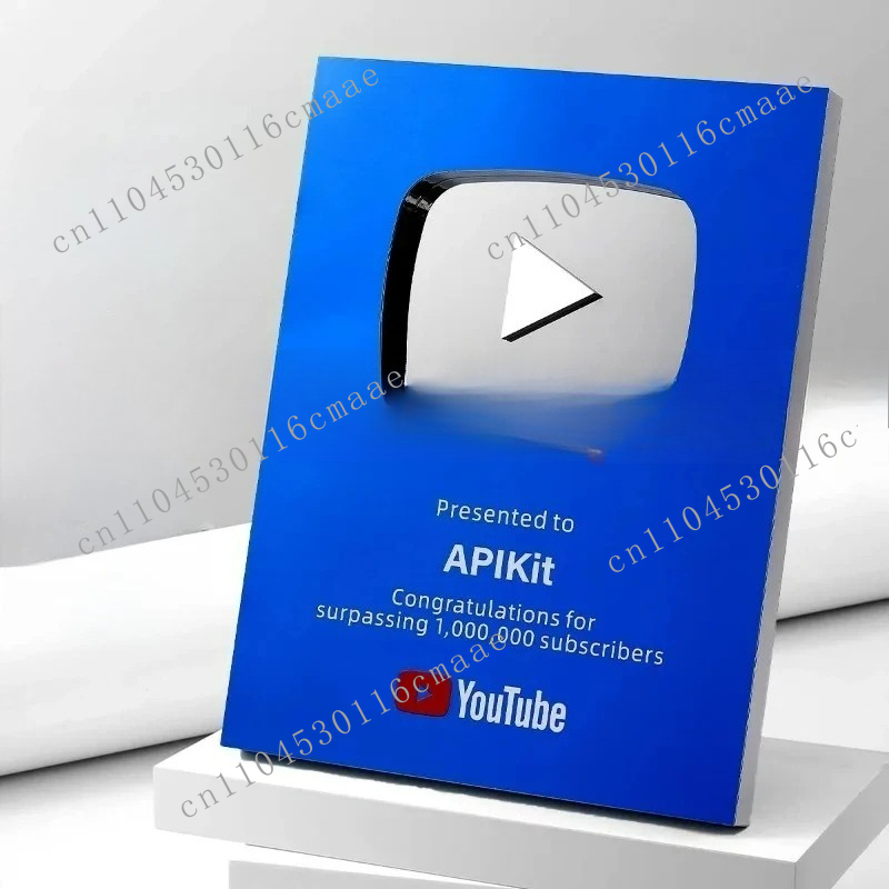 Custom YouTube Play Button Awa - огляд і ціна Esports Gaming Trophy