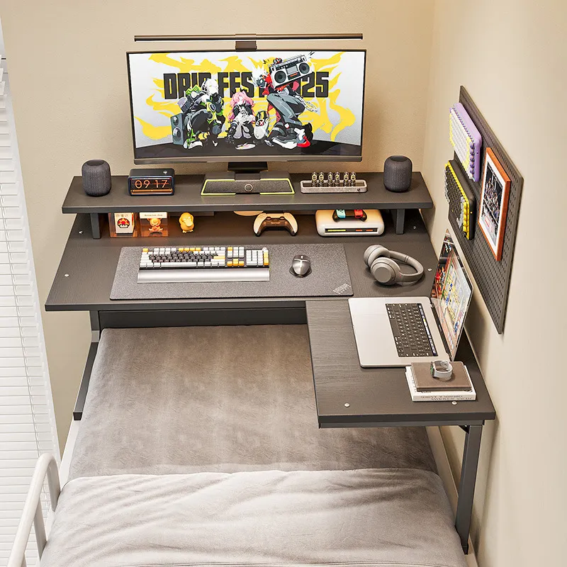 L Shaped Corner Desk for Dormi - огляд і ціна Esports Gaming Bed