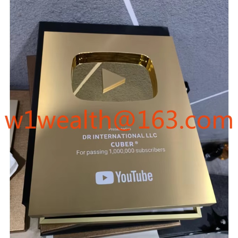 Play Button Award, Aluminum Yo - огляд і ціна Esports Gaming Trophy