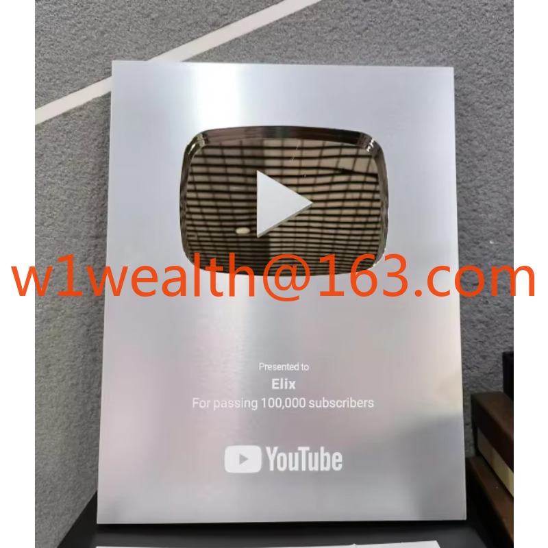 Play Button Award, Aluminum Yo - огляд і ціна Esports Gaming Trophy