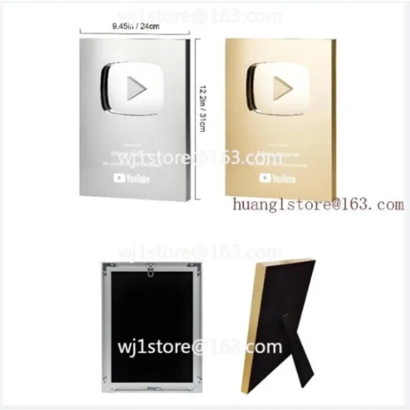 2026New YouTube Play Button Aw - огляд і ціна Esports Gaming Trophy