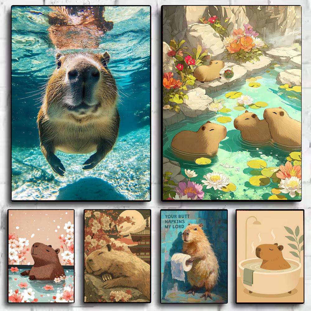 Healing Capybara Poster Art Po - огляд і ціна Esports And Gaming Lounge