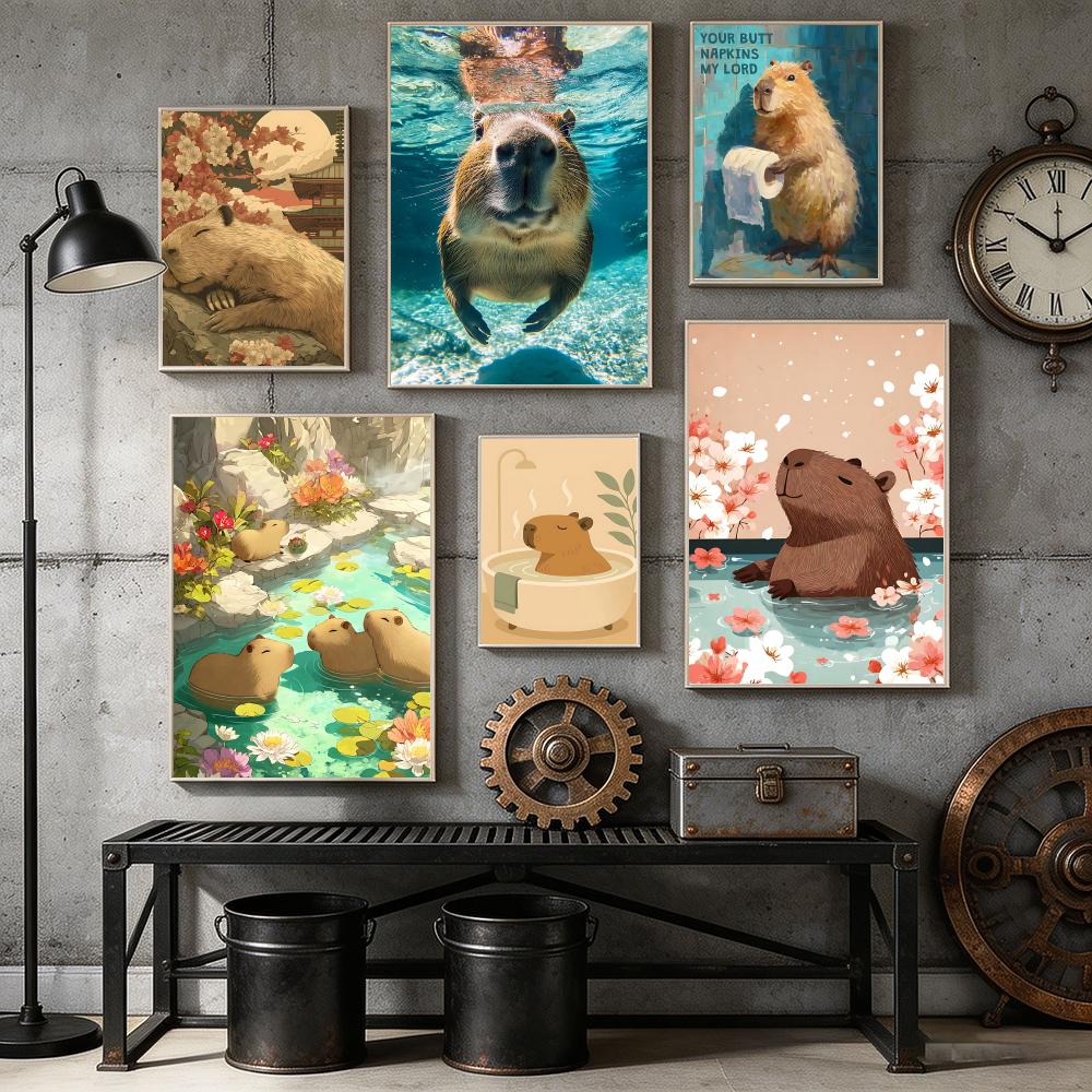 Healing Capybara Poster Art Po - огляд і ціна Esports And Gaming Lounge