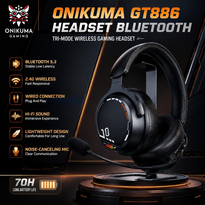 ONIKUMA GT886 Gaming Headset T - огляд і ціна Esports Gaming Video