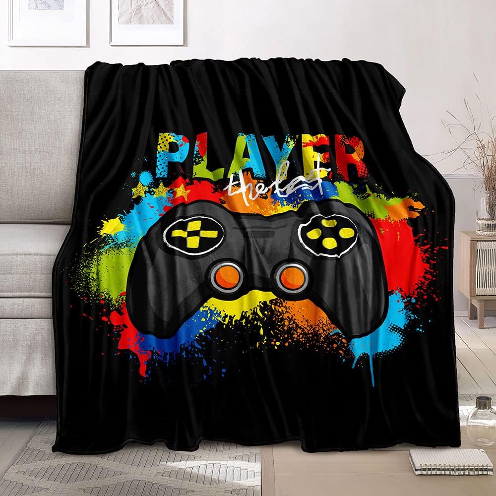 Gaming Graphic Fleece Throw Bl - огляд і ціна Esports Gaming Bed