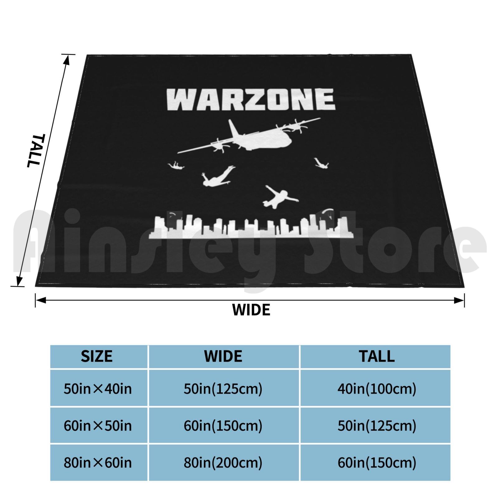 Warzone Blanket For Sofa Bed T - огляд і ціна Esports Gaming Bed
