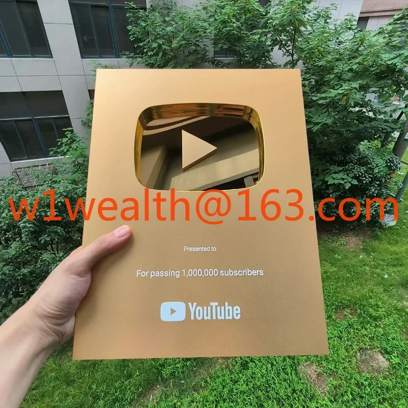 custom YouTube award Gold cust - огляд і ціна Esports Gaming Trophy