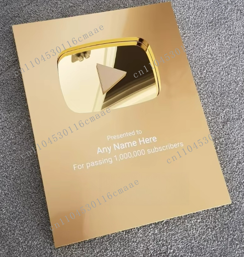 Play button prizes, aluminum s - огляд і ціна Esports Gaming Trophy