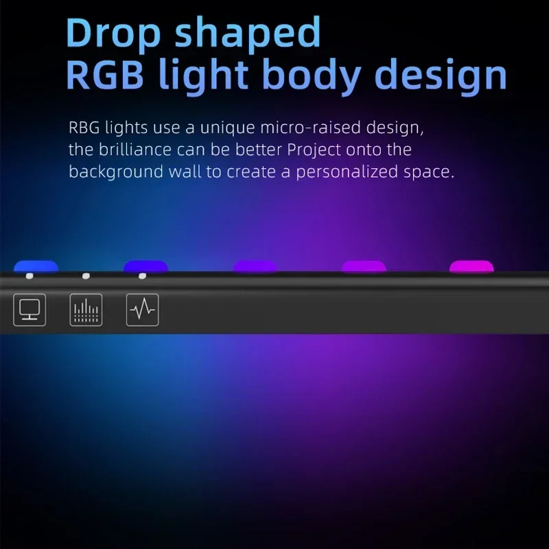 60cm RGB Screen Hanging Lights - огляд і ціна Esports Gaming Bed