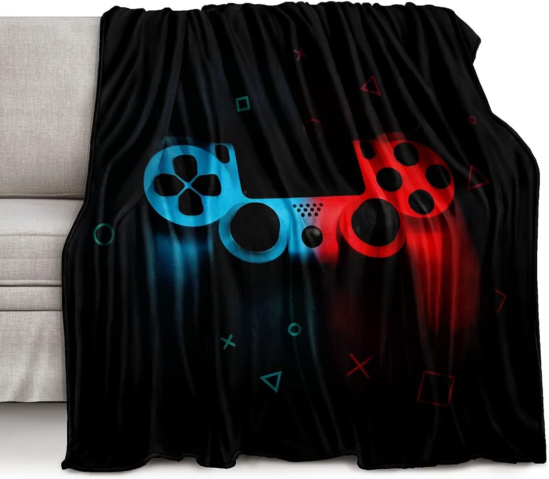 Gaming Pattern Fleece Throw Bl - огляд і ціна Esports Gaming Bed