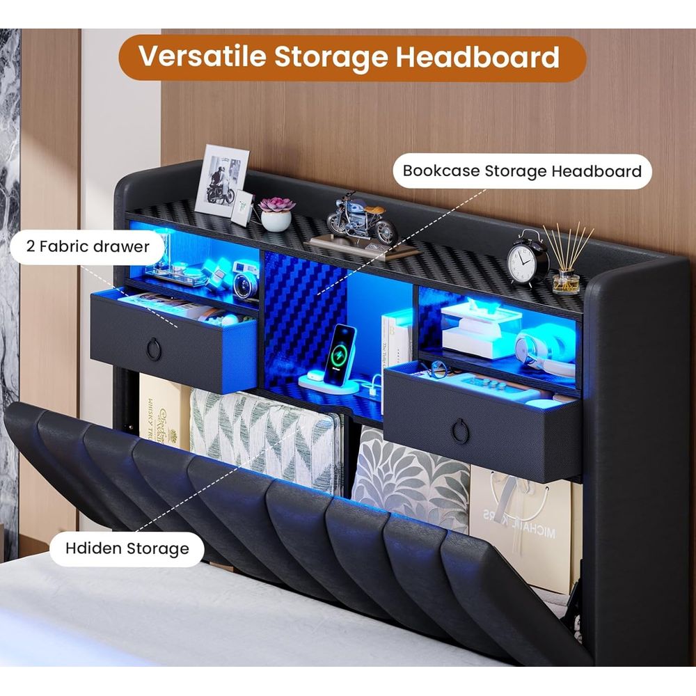 Twin Bed with Storage Board, 2 - огляд і ціна Esports Gaming Bed