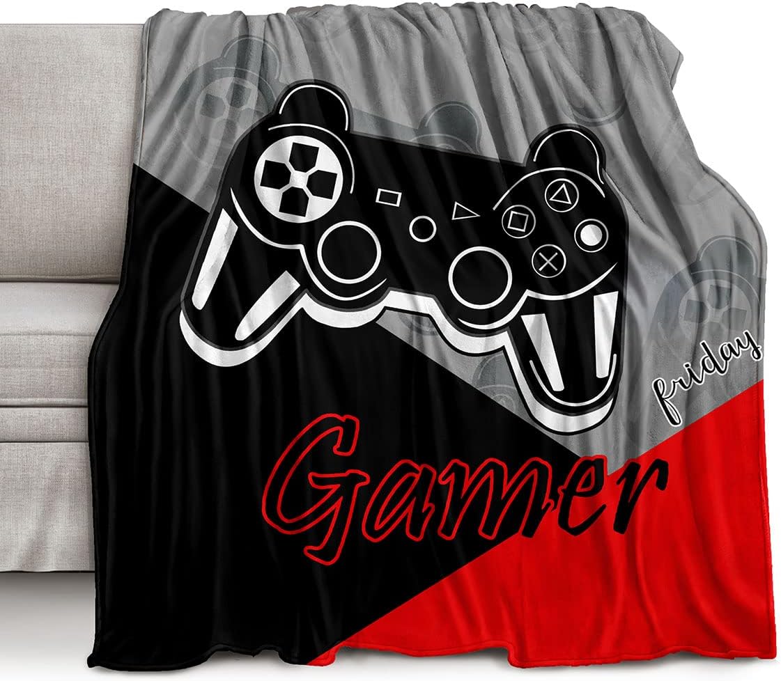 Jumbo Gaming Fleece Throw Blan - огляд і ціна Esports Gaming Bed