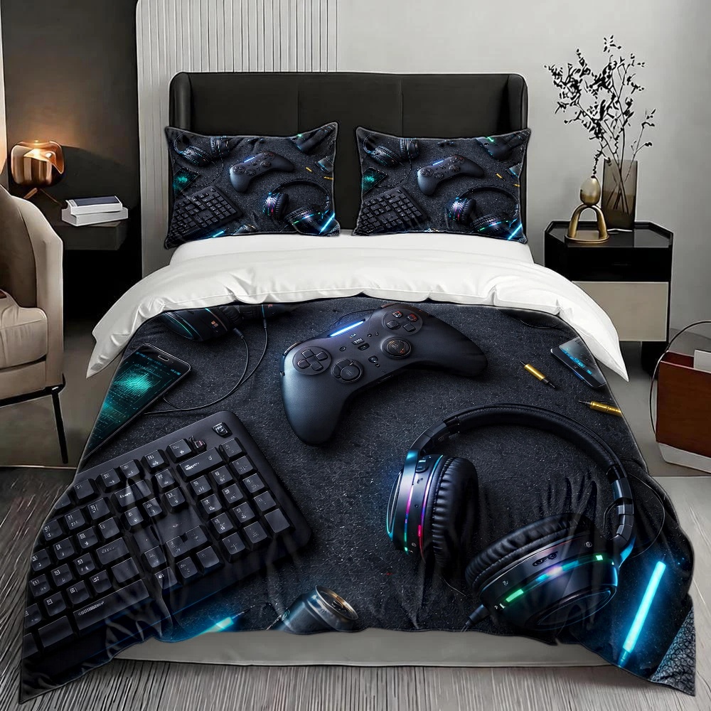 3Pc Esports-Themed Bedding Set - огляд і ціна Esports Gaming Bed