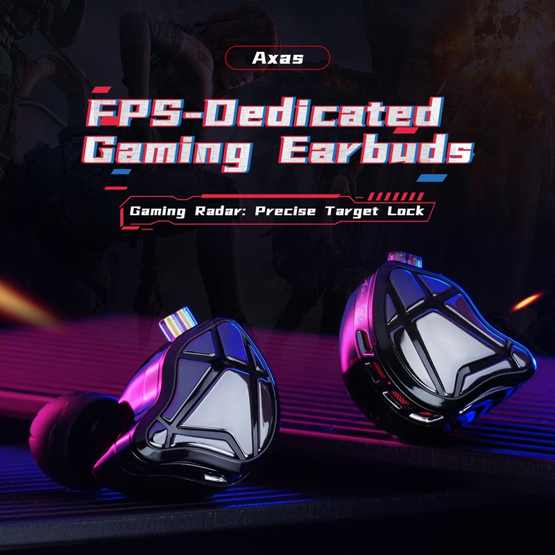  KZ Axas FPS Gaming IEM Headp - огляд і ціна Esports Gaming Video